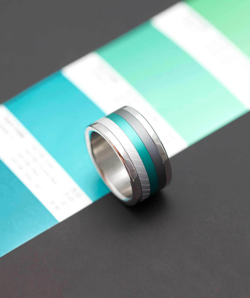 addon medium en aluminium anodisé "lagon bleu"