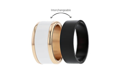 Coffret - BAGUE MOOD INTERCHANGEABLE, COULEUR OR<br>Coffret | Bernina